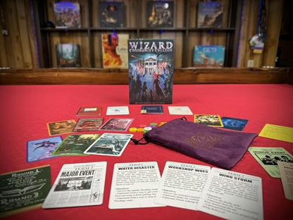 Wizard Community College – Fast & Funny Spell-Casting Card Game for 3–8 Players | Cooperative Storytelling Party Game with Role-Playing Elements | Quick 2-Minute Setup | 20–120 Minute Gameplay