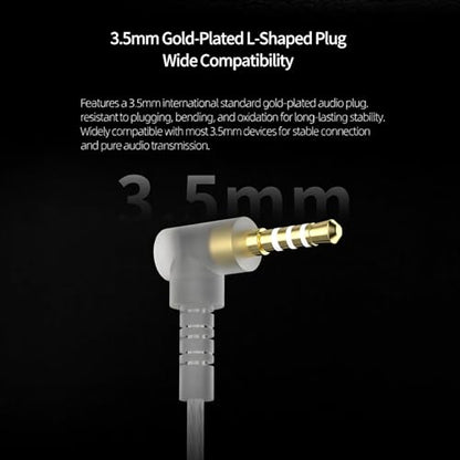 2026 Latest KZ ZST PRO X in Ear Monitor Headphone, 1BA 1DD Hybrid Driver Wired Gaming Earbuds Deep Bass Sound Ear buds HiFi IEM for Gaming Music Video Singer Musician Drummer (without mic, Black Gold) - color: Black Gold, style: without mic