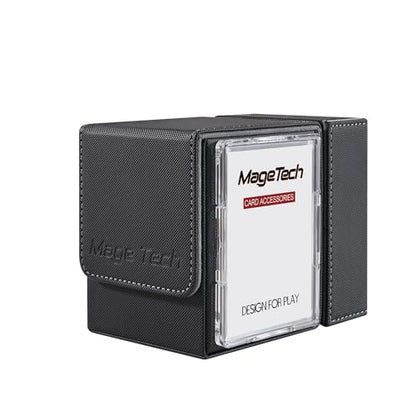 Mage Tech Adventurer [Paragon] Commander Kit - Avatar Holder + Backpack Dice Box Snap-On Back Panel, with Life Tracker - MTG Commander/EDH - Black/Grey - color: 2. Artifact (Black/Grey), style: 4. Paragon[commander Kit]
