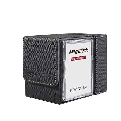 Mage Tech Adventurer [Paragon] Commander Kit - Avatar Holder + Backpack Dice Box Snap-On Back Panel, with Life Tracker - MTG Commander/EDH - Black/Grey - color: 2. Artifact (Black/Grey), style: 4. Paragon[commander Kit]