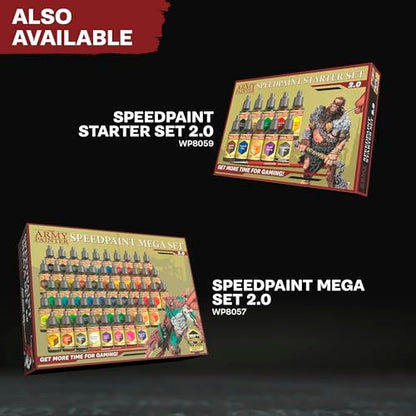 The Army Painter, Speedpaint Marker Starter Set, 10 x 6 ml | 9 marker contrasto e 1 metallico, con 10 punte extra, per DnD e Warhammer