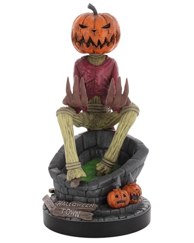 Cableguys The Nightmare Before Christmas Jack Pumpkin King Controller Holder & Phone Stand - Gaming Setup Accessories for Desk, Compatible with Xbox, PlayStation & Most Standard Game Controllers