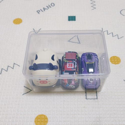 3PCS Clear Plastic Playing Deck Card Storage Box,Plastic Card Boxes,Collectible Trading Card Cases, Card Case Holder,Plastic Storage Containers Box for Game Card,Puzzle, chess pieces - color: Clear(3Pcs)