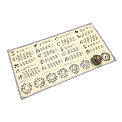 Heroes of Barcadia Die of Barcane Chaos | Random Effect Dice Expansion with Chaos Scroll for Dungeon Crawl Party Game