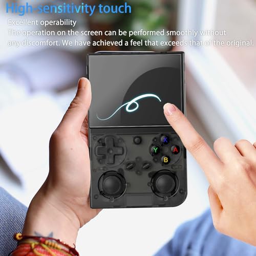 NOUKAJU Screen Protector for G350 Game Console, HD Tempered Glass,9h Hardness,Scratch,Anti-Fingerprin,Tempered Glass Film Guard for G350 Retro Handheld Game Console[2 Pack]