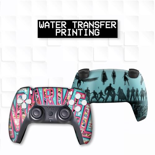 Marrvel Custom PS-5 Controller Wireless compatible with Play-Station 5 Console by BCB Controllers | Proudly Customized in USA with Permanent HYDRODIP Printing(NOT JUST A SKIN)(MODDED) - color: Marrvel, size: Modded - Front & Back Print