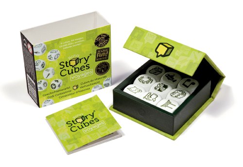 Asmodee Rory's Story Cubes Voyages (Box) - Embark on Epic Adventures! Creative Storytelling Game for Kids & Adults, Ages 6+, 1+ Players, 10 Minute Playtime
