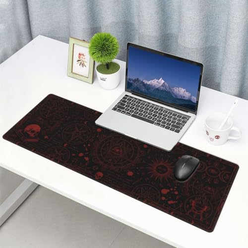 Extended Gaming Mouse Pad, Large Mouse Mat, XL Desk Pad for Keyboard and Mouse, Non-Slip Rubber Base & Stitched Edges for Gamer Office 31.5x11.8 in - color: 20