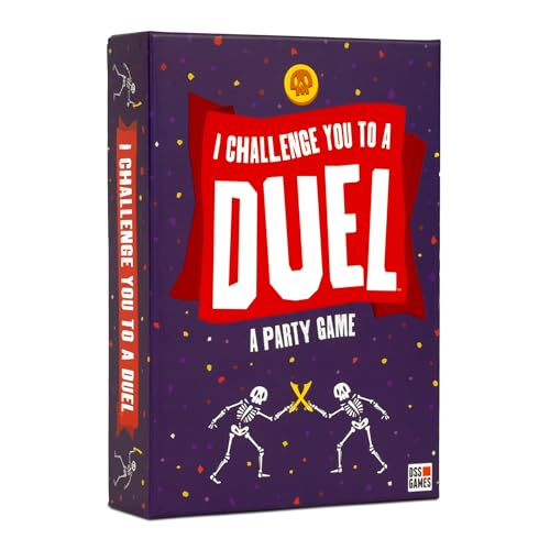 I Challenge You To A Duel | Challenge Party Game for Teens & Adults | 150 Cards, 36 Skull Tokens, 3+ Players, Ages 14+, Challenge Game, Tweens & Teens, Game Night, Birthday Parties, Large Groups