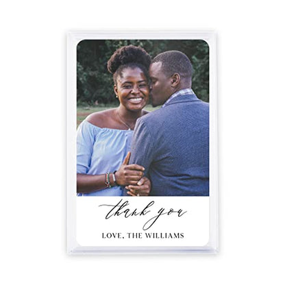 Weddingstar Custom Photo Printed Deck of Playing Cards | Personalized Poker, Bridge, and Game Night Favor - Scripted Beginnings - color: Scripted Beginnings
