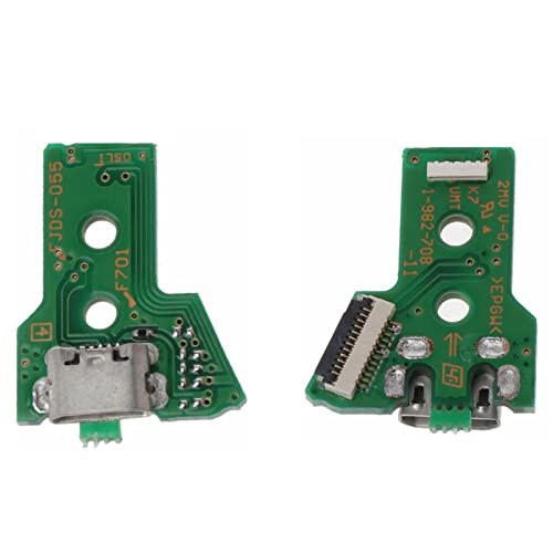 2pcs JDS050/055 Charging Port(w/ 12pin Cable) for PS4 DualShock 4