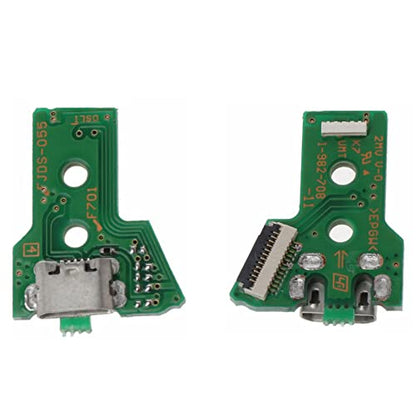 2pcs JDS050/055 Charging Port(w/ 12pin Cable) for PS4 DualShock 4