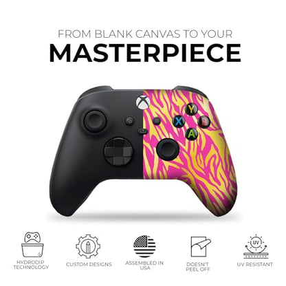 DreamController Nobility Tiggger Custom X-box Controller Wireless compatible with X-box One/Series X/S Proudly Customized in USA I Permanent HYDRODIP Print(NOT JUST A SKIN)(MODDED) - color: Nobility Tigger, size: Modded - Front & Back Print