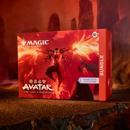 Magic: The Gathering | Avatar: The Last Airbender Bundle | Includes 9 Play Boosters, 30 Lands, 1 Foil Alt-Art Promo Card + Exclusive Accessories | Collectible Trading Card Game