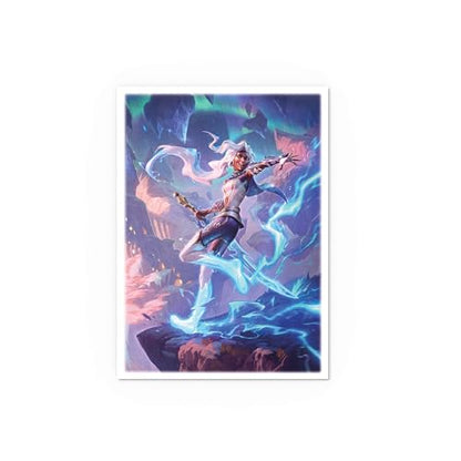 Dragon Shield | Flesh & Blood Art Sleeves | 100 CT - Smooth & Tough Premium TCG Sleeves | Compatible with Pokemon, One Piece & Magic the Gathering | Aurora - color: Aurora