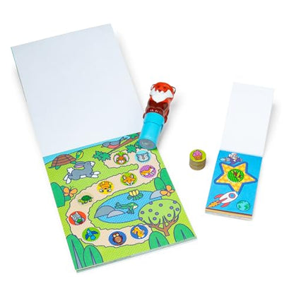 Melissa & Doug Sticker Wow!™ Fox Bundle: 24-Page Activity Book, Refillable Sticker Stamper, Mini Pad, 500 Stickers, Arts and Crafts for Kids Ages 3+ (Pack of 2) - color: Fox, size: Bundle (Pack of 2)