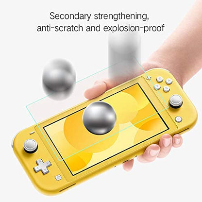 PERFECTSIGHT Anti Blue Light Anti Glare Tempered Glass Screen Protector Compatible with Nintendo Switch Lite 5.5 inch, [Eye Protection] [Great Gaming Experience] - Matte Clear Anti Fingerprint 1 Pack - size: NS Lite 5.5 inch