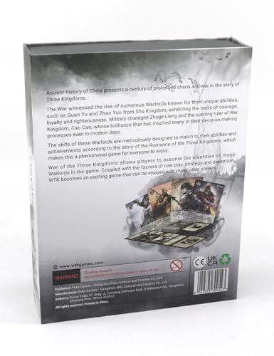 War of The Three Kingdoms sanguosha - Standard Edition Strategy Games Card Board Games for Adults Warlord Game, Chinese History, 2 to10 Players (Standard Edition)