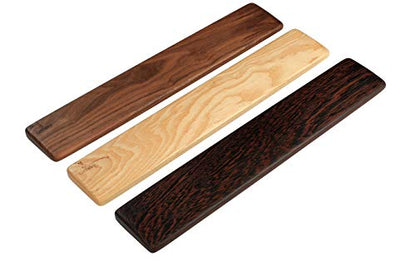 Wooden Keyboard Wrist Rest and Mouse Pad - Solid Wood Palm Rest Guard, Wenge, 14.2in - color: Wenge, size: 14.2in