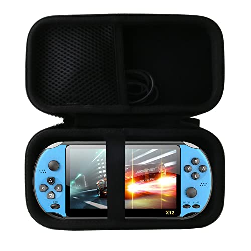 WERJIA Hard Carrying Case Compatible with RG406H Retro Handheld Game Console/LKTINA Handheld Game Console 4.3 inch/5.1 inch