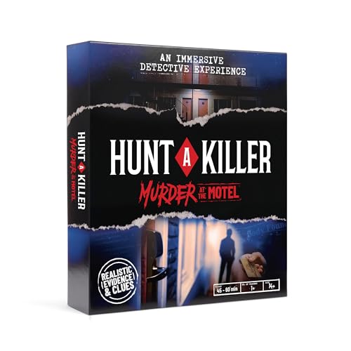 Hunt A Killer Murder at The Motel - an Immersive Murder Mystery Experience - for True Crime Fans with Evidence & Puzzles - Solve Crimes at Date Night or Family Game Night - Age 14+ - style: Murder At The Motel