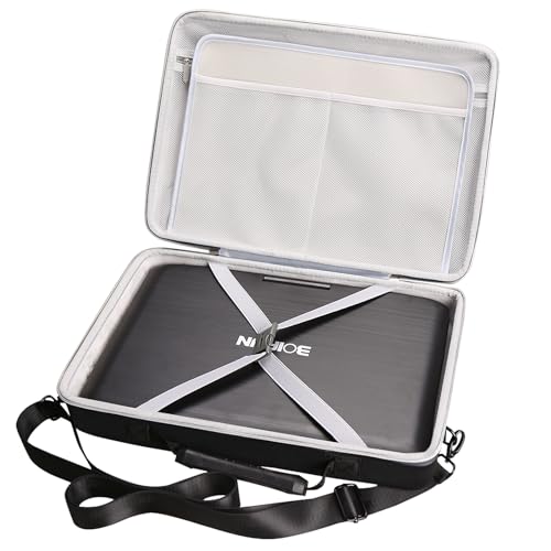 Tourmate Hard Storage Case for BOIFUN/YOTON/POFOTO/PJGCWB/WONNIE 17.5" Portable DVD Player，14'' 15.5" 15.7" 16.9" With Fixed Spring Rope EVA Box (Only Case)(Only BOX) - color: Black