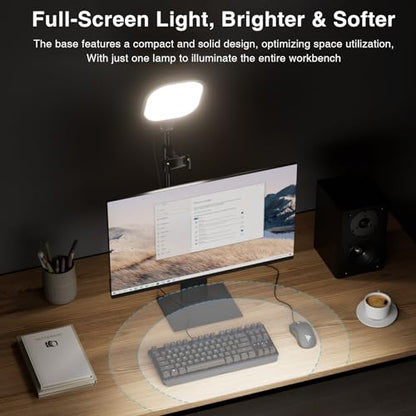 2 Packs Video Conference Lights for Zoom Meeting, LitONES Podcast Lighting Kit for Working from Home Office, Desktop Video Light with Stand and Phone Holder CRI 97.8 - color: Black-2packs