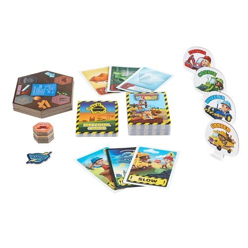 Construction Kids Cooperative Board Game Fun for Kids Ages 4+, 2-4 Players | Fun cooperative building game, kids work together to complete projects. Easy to learn, perfect for family time together.