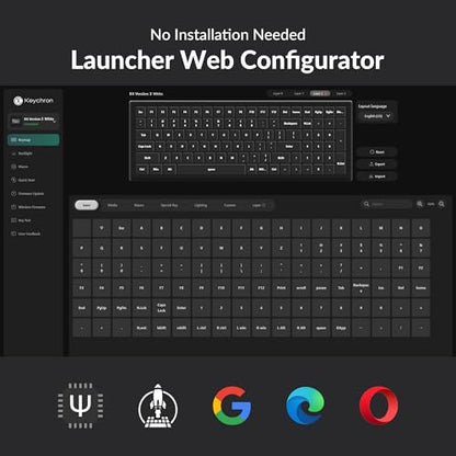 Keychron K4 96% Layout QMK Wireless and Wired Options Mechanical Keyboard, White Backlight Banana Switch, Hot-swappable, Paired with Shine-Through Double-Shot PBT Keycaps for Mac Windows - Version 3 - color: Keychron Super Banana Switch