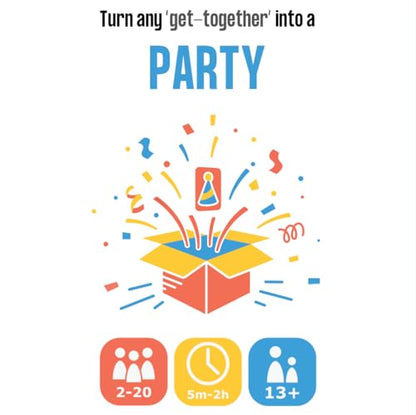 100 Party Games for Adults & Teens | Game Night Games for Large Groups & Big Crowds | Icebreakers, Team Building & Fun Group Games | 2-20 Players