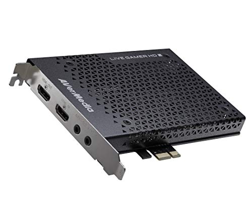 AVerMedia Live Gamer HD 2 - PCIe Internal Game Capture Card, HDMI and 3.5 mm, PassThrough, Ultra Low Latency,1080p60 Uncompressed Streaming Technology for PS4, Xbox, Switch Live Gamer - (GC570)