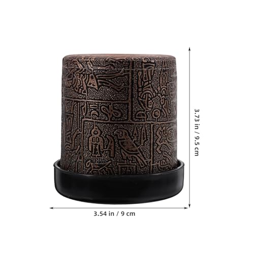 1set Party Dice Cup with Base Plastic Shaker for Table Games Compact and Lightweight Dice Storage for Indoor and Outdoor Activities