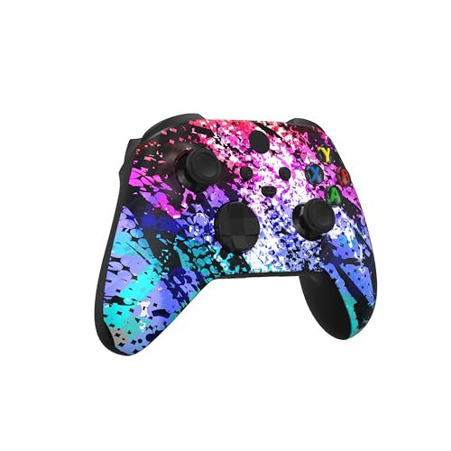 Custom Controllerzz Wireless Controller for Microsoft Xbox Series X/S & Xbox One - Custom Soft Touch Feel - Custom Series X/S Controller (X/S Digital Mirage) - color: X/S Digital Mirage