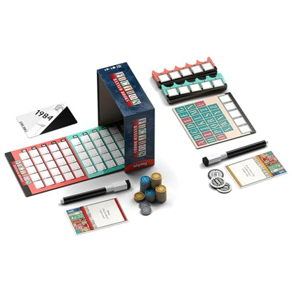 Allplay Fiction Banned Books Board Game | Cooperative Word Deduction & Bluffing Game | 2–10 Players, 20–30 Min Playtime Logic Puzzle Party Game