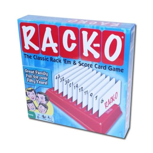 Winning Moves Rack-O Classic Card Game for 2-4 Players, Ages 9 and Up