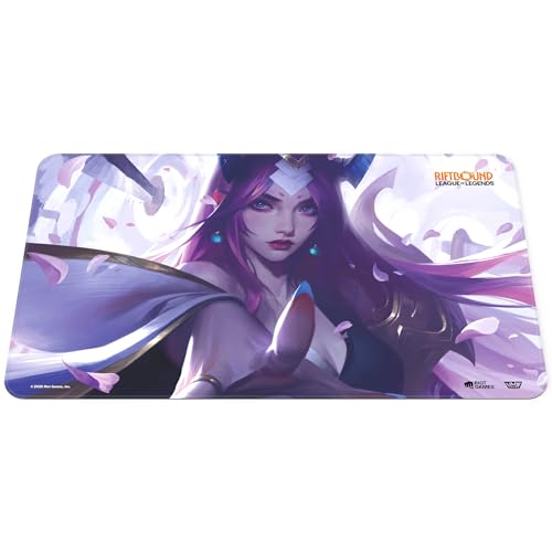 Riftbound: League of Legends - Playmat: Irelia -TCG Spiritforged Spirit Blossom, 24x14, Neoprene, Character Art, Tabletop Trading Card Game Accessory - style: Irelia