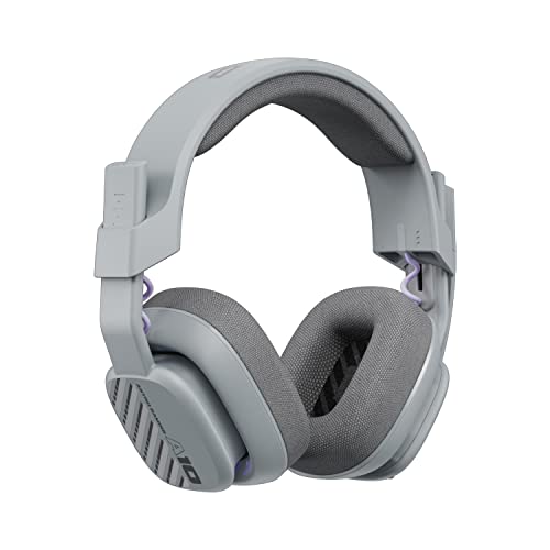 Logitech G Astro A10 Gen 2 Cross-Platform Wired Gaming Headset - Grey | 3.5mm Headphone Jack, 32mm Drivers, Flip-to-Mute Mic, Over-Ear Cup Design - color: Grey