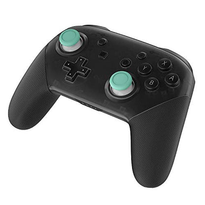 eXtremeRate Replacement 3D Joystick Thumbsticks, Analog Thumb Sticks with Cross Screwdriver for Nintendo Switch Pro Controller - Cherry Blossoms Pink & Mint Green & Heaven Blue & Light Violet - color: Cherry Blossoms Pink