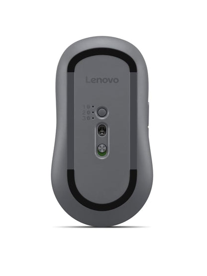 Lenovo Yoga Bluetooth Silent Mouse, 3 Level DPI Adjustment, 36 Month Battery Life, Bluetooth 5.3, 3 Device Paring, Whisper Quiet, Programmable Buttons, Smooth Finish, Luna Grey - color: Luna Grey