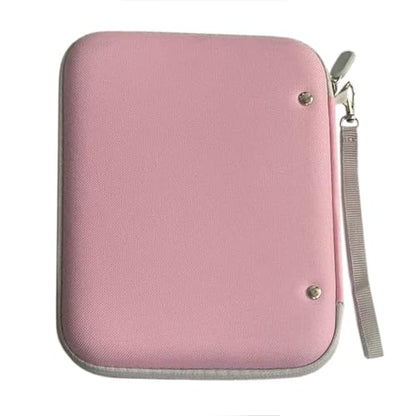 Card Case Compatible for Yoto Card Case Holder 80 Pockets Card Folder Card Binder with Zipper fit 2.3 * 3.4 inch Mini Audiobook Cards (Pink) - color: Pink