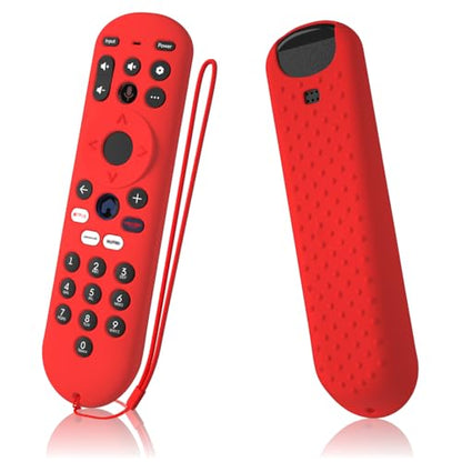 Cover for Xumo Steam Box Remote Silicone Case Compatible with Pioneer Xumo TV Remote Shockproof Protective Silicone Sleeve (red) - color: red
