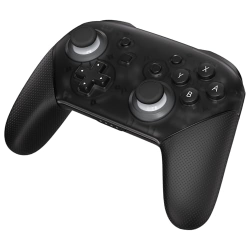 eXtremeRate Robot White & Black Replacement 3D Joystick Thumbsticks, Analog Thumb Sticks with Cross Screwdriver for Nintendo Switch Pro Controller - color: Black & Robot White