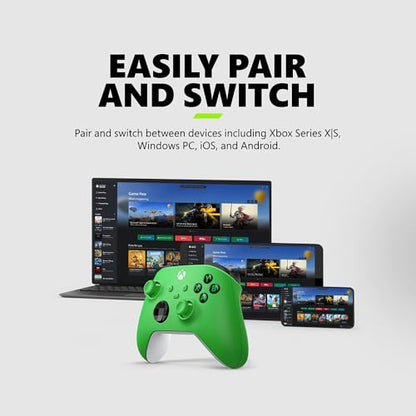Microsoft Xbox Wireless Velocity Green Gaming Controller EP2-29915 2 Pack