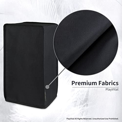 PlayVital Black Nylon Dust Cover for Xbox Series X Console, Soft Neat Lining Dust Guard, Anti Scratch Waterproof Cover Sleeve for Xbox Series X Console - color: Black