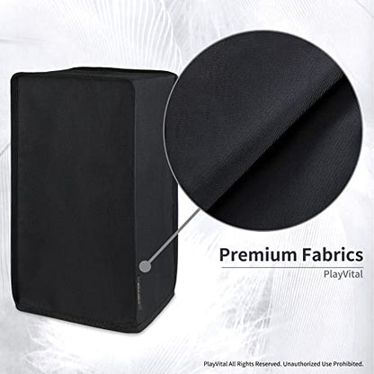 PlayVital Black Nylon Dust Cover for Xbox Series X Console, Soft Neat Lining Dust Guard, Anti Scratch Waterproof Cover Sleeve for Xbox Series X Console - color: Black