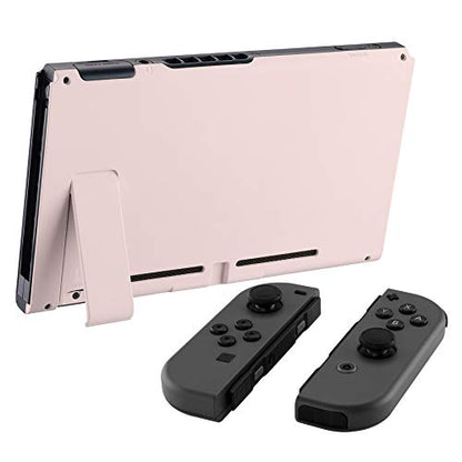 eXtremeRate Cherry Blossoms Pink Console Back Plate for Nintendo Switch, DIY Replacement Housing Shell Case for Nintendo Switch Console with Kickstand [Only the Backplate] - color: Cherry Blossoms Pink