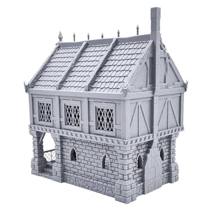EnderToys Ulvheim Small Merchant House by Terrain4Print, 3D Printed Tabletop RPG Scenery and Wargame Terrain 28mm Miniatures