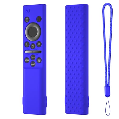 Hi Color Remote Cover for Samsung BN59-01388 BN59-01393 Silicone Remote Case Protective Sleeve (Blue) - color: blue