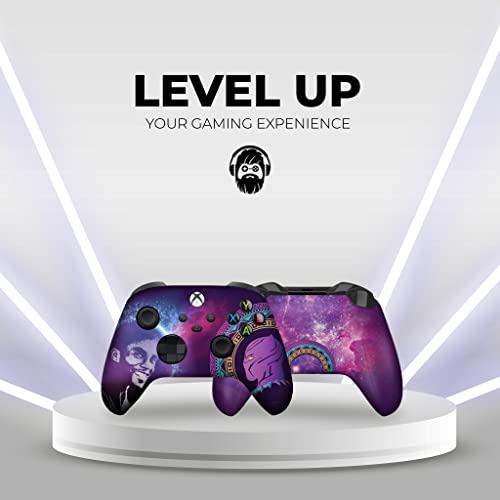 DreamController Blacckk Panther Custom X-box Controller Wireless compatible with X-box One/Series X/S Proudly Customized in USA with Permanent HYDRO-DIP Printing(NOT JUST A SKIN) (MODDED) - color: Blacck Panther, size: Modded - Front & Back Print