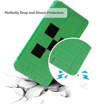Game Card Case for Nintendo Switch/Switch 2/OLED/Lite, Portable Switch Game Case Magnetic Closure Switch Game Holder with 24 Slots for Games Cards & SD Cards Durable Cartridge Cases Hard Shell, Green - color: Green